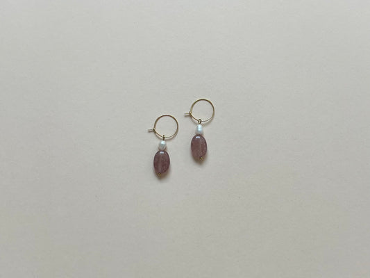 Rosé Earrings